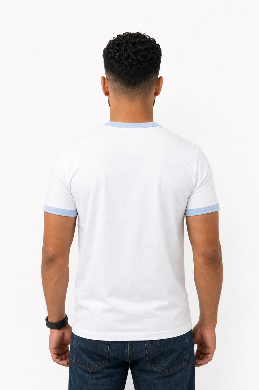 WHITE RINGER T-SHIRT