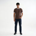 BROWN RINGER T-SHIRT