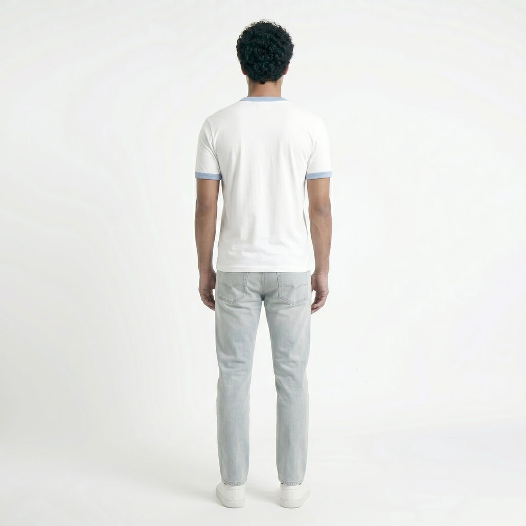 WHITE RINGER T-SHIRT