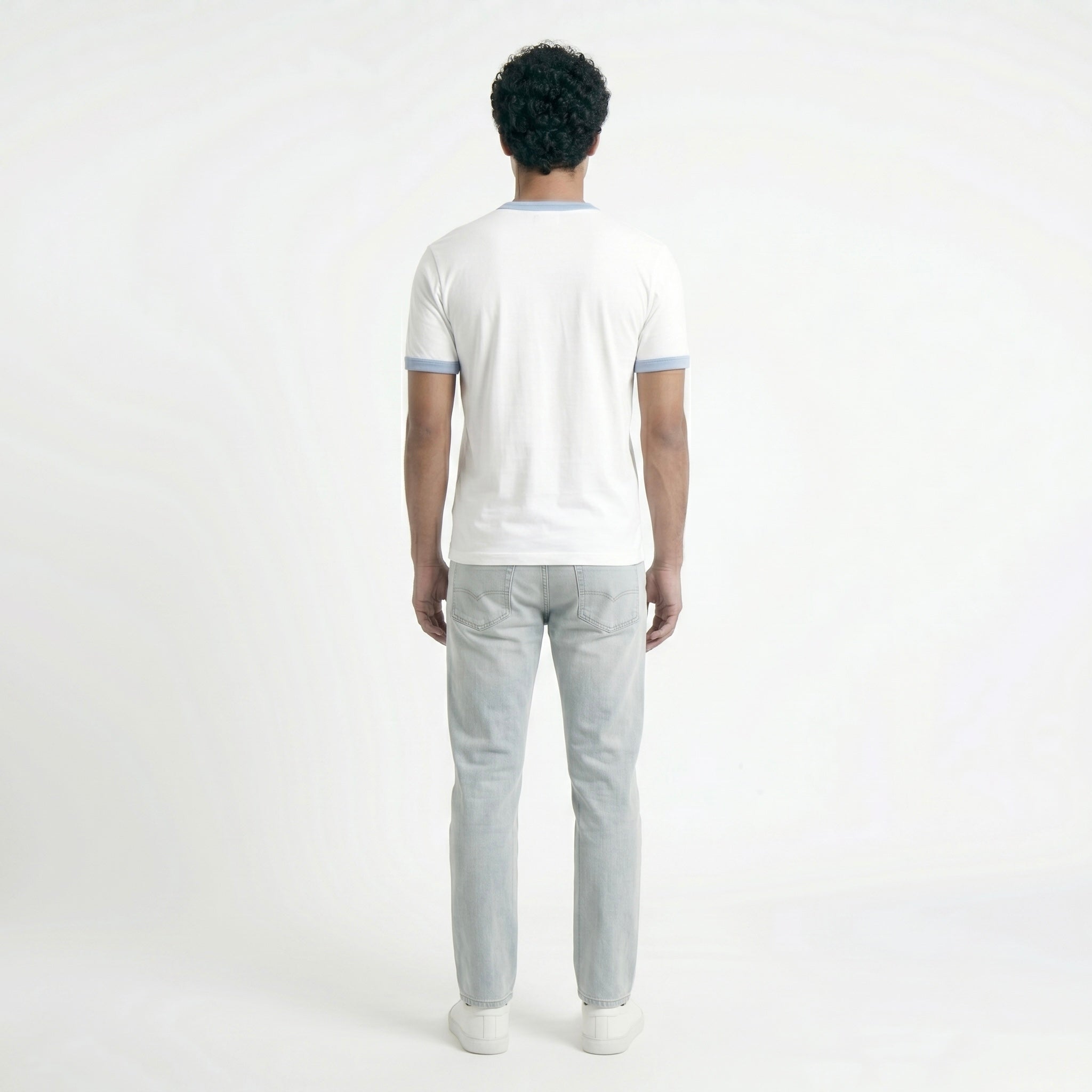 WHITE RINGER T-SHIRT