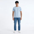 SKY BLUE RINGER T-SHIRT